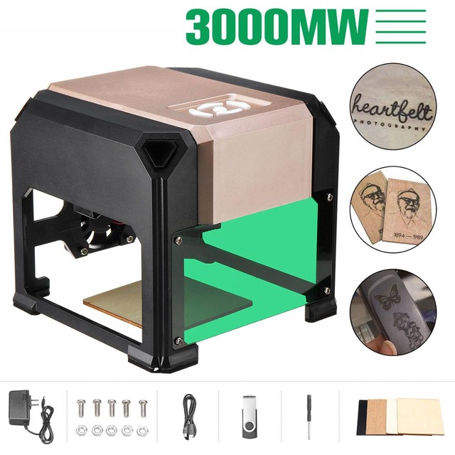Mini USB 3000 MW CNC Lazer Kaz - Mini Laser Engraver Cnc Router incelemesi ve fiyatı