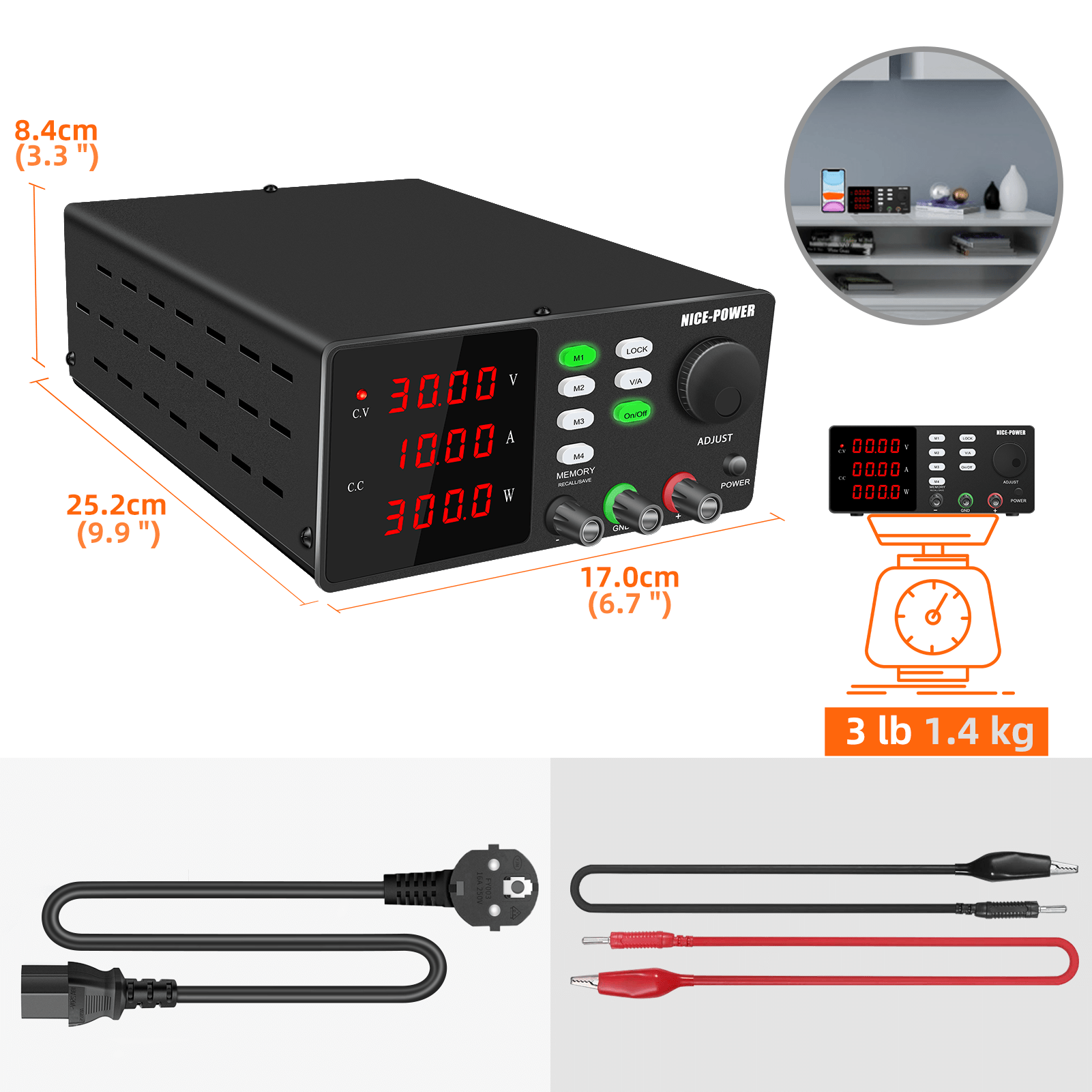 NICE-POWER RS232 Programlanabi - Programmable Dc Power Supply 30V 10A incelemesi ve fiyatı